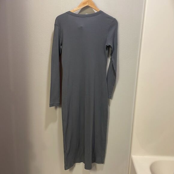 Nwt James Perse woman’s long sleeve gray dress - Picture 11 of 13